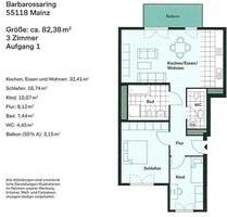 3 Zimmer Wohnung in Mainz Neustadt