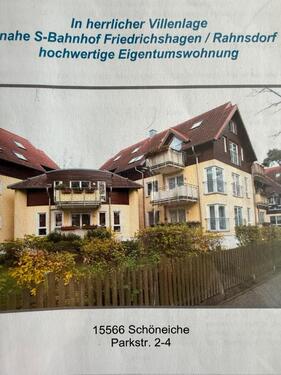 Foto - 2 Zimmer Wohnung in Schöneiche bei Berlin zum Kauf