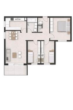 Foto - Modernisierte 4,5 Zimmer Wohnung mit Loggia, Aufzug, Bestlage