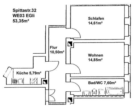 Foto - Etagenwohnung zur Miete in Leipzig