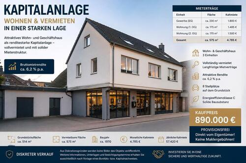 Foto - Mehrfamilienhaus Kapitalanlage 6.45% Rendite