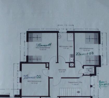 Foto - MitbewohnerIn für 3-Zi.-Whg. - 500,00 EUR Kaltmiete, ca.  65,00 m²