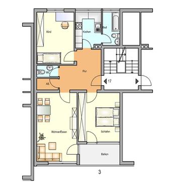 Foto - Etagenwohnung zur Miete in Remscheid
