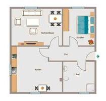 Gut geschnittene 2-Zimmer Wohnung (54,17qm) in Krefeld Uerdingen