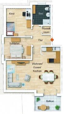 Foto - mietwohnung - 610,00&nbsp;EUR Kaltmiete, ca.&nbsp; 68,72&nbsp;m&sup2;