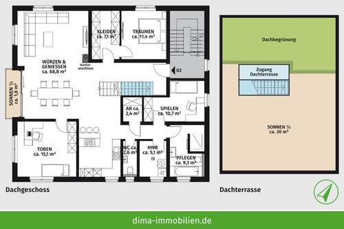 Foto - 4 Zimmer Dachgeschoßwohnung zur Miete in Neukieritzsch