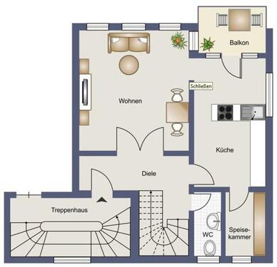 Foto - 3 Zimmer Maisonettenwohnung in Herford