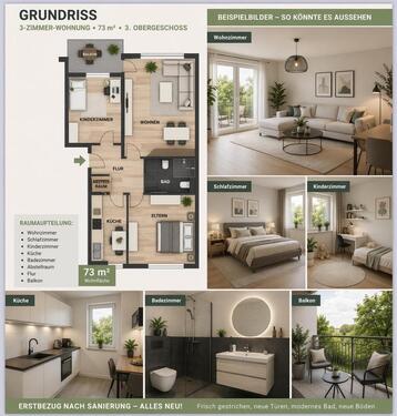 Foto - 3.5 Zimmer Etagenwohnung zur Miete in Bochum