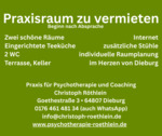 Foto - Praxisraum stundenweise zu vermieten – Therapie, Coaching, Berat.