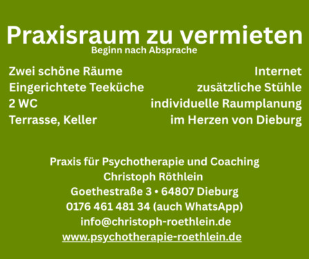 Foto - Praxisraum stundenweise zu vermieten – Therapie, Coaching, Berat.