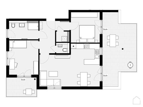 Foto - 3 Zimmer Dachgeschoßwohnung zur Miete in Crailsheim