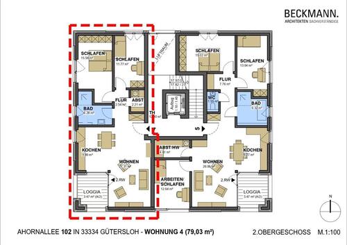 Foto - Etagenwohnung zur Miete in Gütersloh
