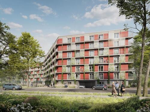 Foto - Voll möbliertes Studentenappartement in einer 2er-WG mit Duschbad und Küche in bester Lage an der Karl-Marx-Allee.