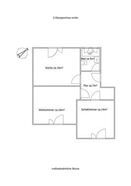 Foto - Etagenwohnung zur Miete in Merseburg