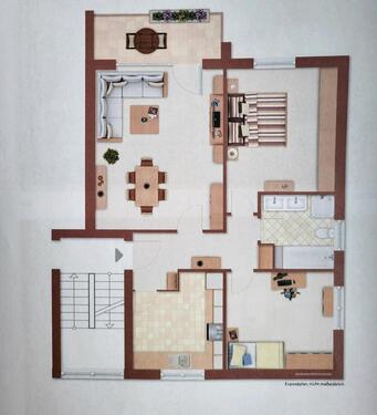 Foto - 3 Zimmer Etagenwohnung in Geestland