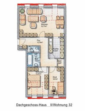 Foto - Attraktive Kapitalanlage in Ohrdruf – vermietete 3-Zimmer-Wohnung