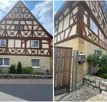 Charmantes Bauernhaus mit Fachwerk, Hof & großem Grundstück - Haßfurt