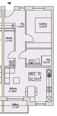 Foto - 2 Zimmer Etagenwohnung zur Miete in Heiden