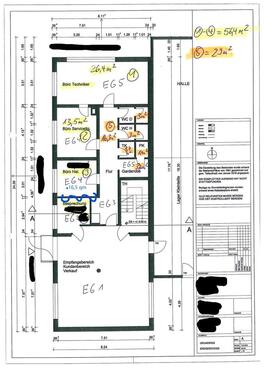 Foto - Büroräume in Köln Ossendorf - 1.525,00&nbsp;EUR Kaltmiete, ca.&nbsp; 85,40&nbsp;m&sup2;