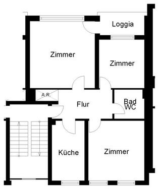 Foto - Etagenwohnung zur Miete in Ibbenbüren