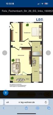 Foto - 2-Zimmer-Wohnung - 587,00 EUR Kaltmiete,