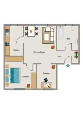 Foto - 2.5 Zimmer Etagenwohnung zur Miete in Castrop-Rauxel