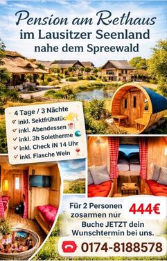 Foto - Urlaub buchen & Übernachten im XL Spreewald Schlaffass