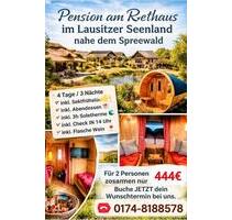 Urlaub buchen & Übernachten im XL Spreewald Schlaffass - Oberlungwitz