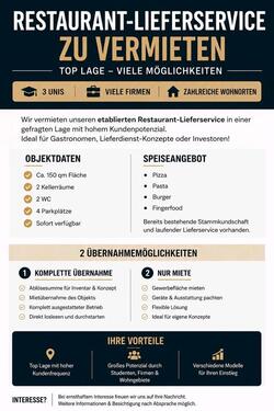 Foto - Lieferservice Restaurant Gastronomie in Top Lage