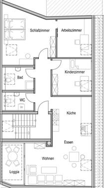Foto - 4 Zimmer Dachgeschosswohnung in Niedernberg zu vermieten 03.2026