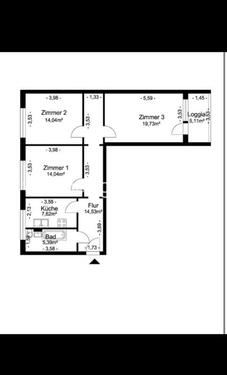 Foto - 3 Zimmer Etagenwohnung zur Miete in Berlin