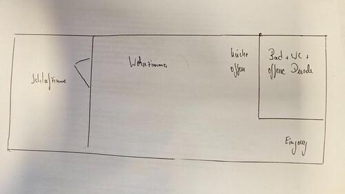 Foto - möbliertes Apartment (offiziell !) für Langfristvermietung 70m²