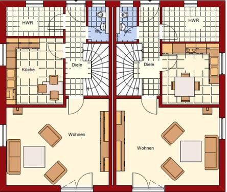 Foto - 4 Zimmer Doppelhaushälfte zur Miete in Steinhagen