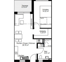 2-Zimmer Wohnung im EG zu vermieten in 89281 Altenstadt