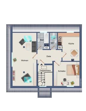 Foto - 2 Zimmer Dachgeschoßwohnung in Nürnberg