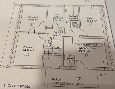 Foto - Schöne 3,5 Zimmer, 99 qm in Gladbeck Brauck