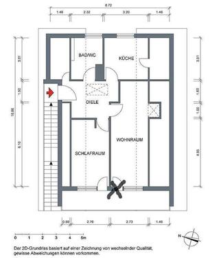 Foto - 2 Zimmer Dachgeschoßwohnung zur Miete in Radevormwald