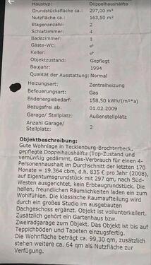 Foto - 5 Zimmer Doppelhaushälfte zum Kaufen in Tecklenburg