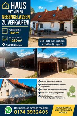 Foto - Haus mit vielen Nebengelassen - 290.000,00&nbsp;EUR Kaufpreis, ca.&nbsp; 160,00&nbsp;m&sup2;