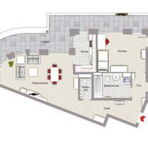 ** Hochwertige 3-Zimmer-Wohnung mit großer TERRASSE und LOGGIA am Riedberg ** - Frankfurt am Main Kalbach
