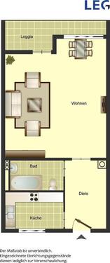 Foto - Etagenwohnung in Monheim am Rhein zur Miete