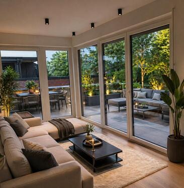 Foto - Exklusive Penthouse-Wohnung mit großer Dachterrasse und Waldblick