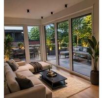 Exklusive Penthouse-Wohnung mit großer Dachterrasse und Waldblick - Delbrück