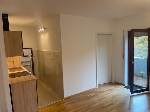 Foto - 1 Zimmerwohnung (WohnSchlafzimmer + Büro, Balkon und Stellplatz)