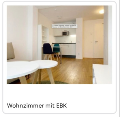 Foto - Möblierte 2-Zimmer Neubauwohnung mit Balkon – Zwischenmiete