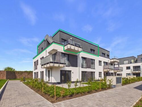 Foto - Über den Dächern von Pulheim: Möblierte Neubauwohnung mit attraktiver Dachterrasse