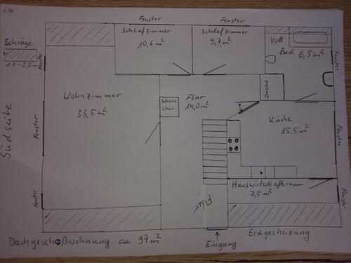 Foto - 3-Raum Wohnung - 630,00&nbsp;EUR Kaltmiete, ca.&nbsp; 97,00&nbsp;m&sup2;