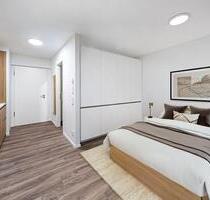 Neubau 2023 - Möbliertes 1 Zimmer-Apartment mit Einbauküche - Typ D1 - Rosensteinstr. - Ab 6 Monaten - Stuttgart Stuttgart-Nord