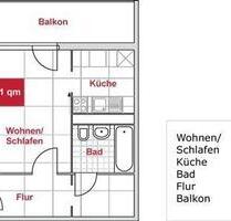 Nimm mich! 1-Zimmer-Single-Wohnung - Dresden Cotta