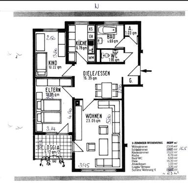 Foto - 3.5 Zimmer Etagenwohnung zum Kaufen in München